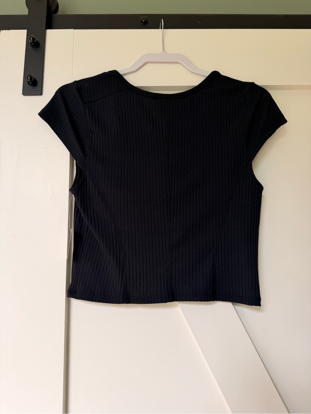 Free people FP Movement Tempo Ribbed Baby Tee large NWT - Picture 4 of 4